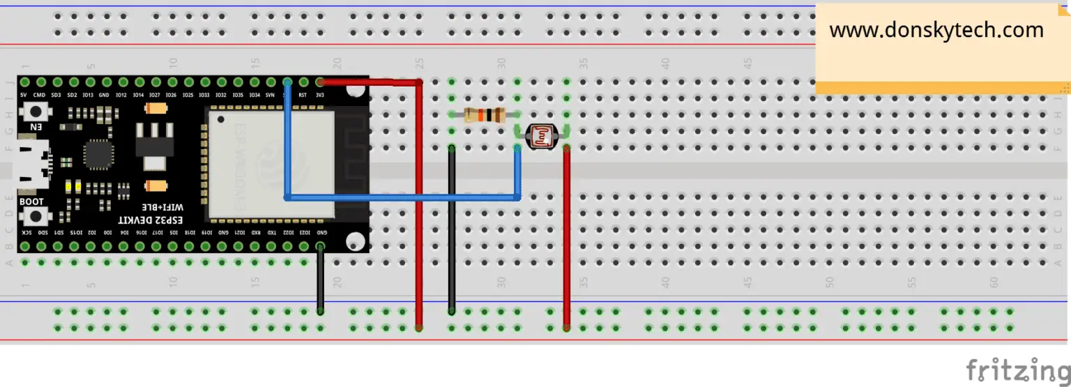 Read Ldr Photoresistor Sensor Using Esp Donskytech Com | My XXX Hot Girl