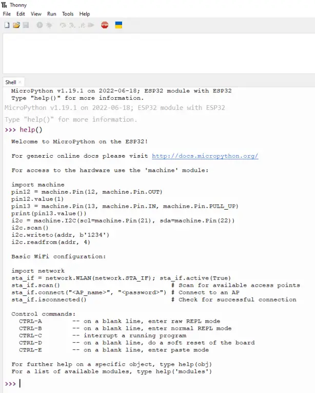 Micropython Development Using Thonny Ide Donskytech Com